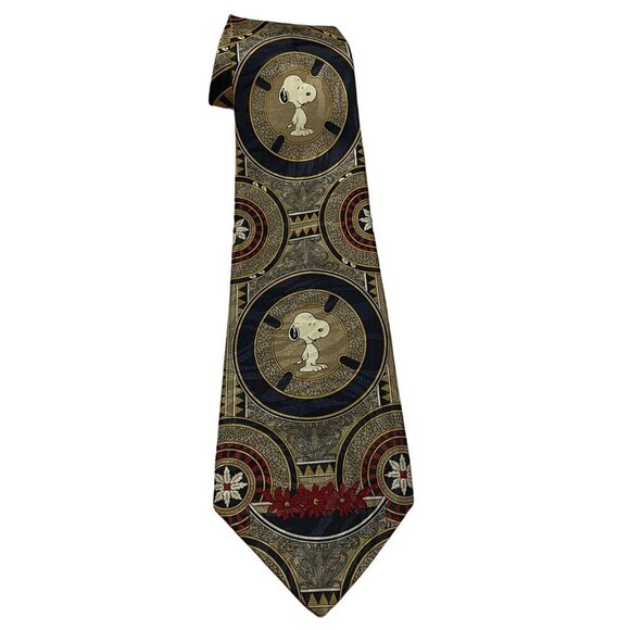 Vintage Novelty Tie Snoopy United Feature Syndicate Men's 100% Polyester, 56' - Picture 1 of 11